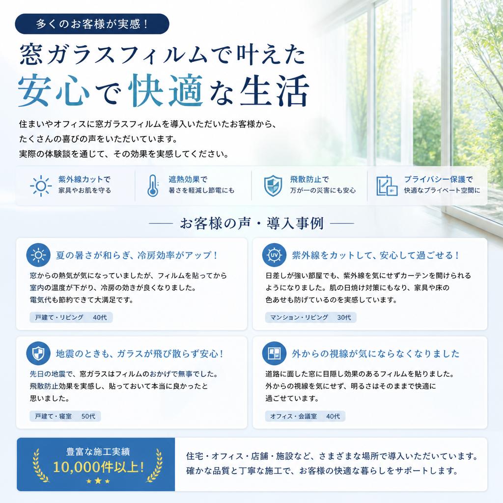 4. お客様の声と実績