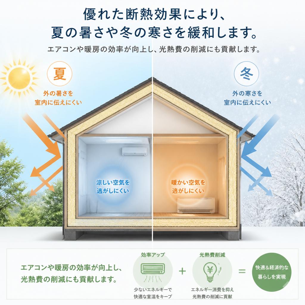 エネルギー効率を高めて光熱費削減