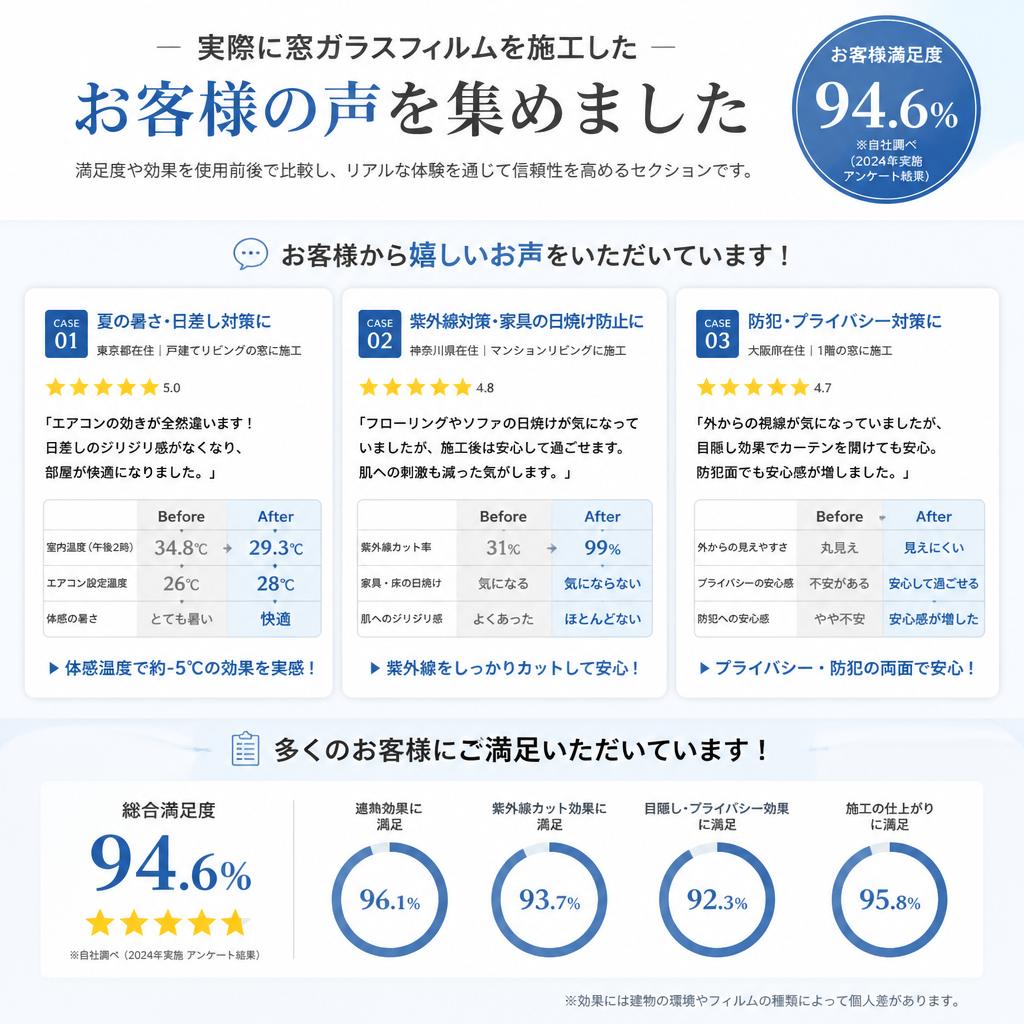 4. お客様の声と実績