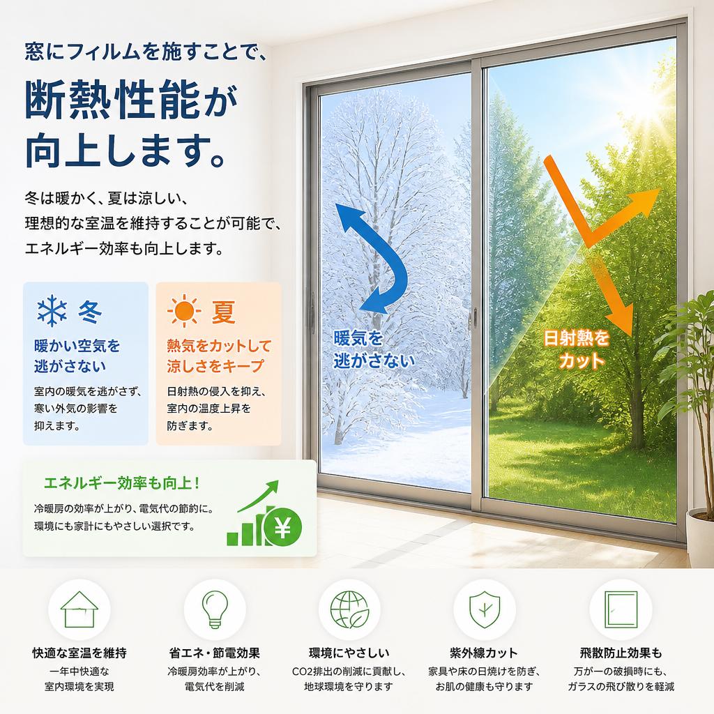 2. 断熱効果で快適な住環境を実現