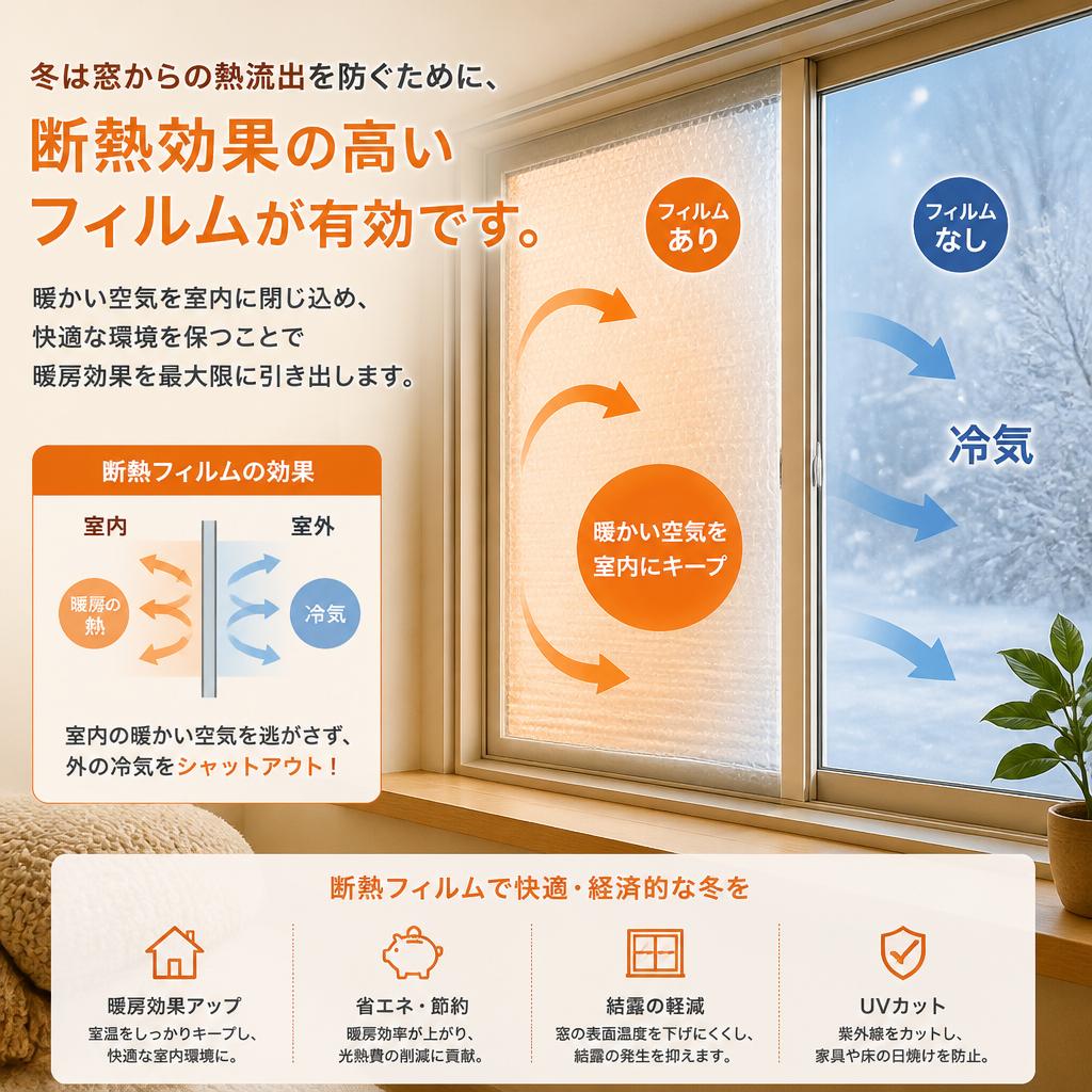 冬の暖房効率を上げる秘訣