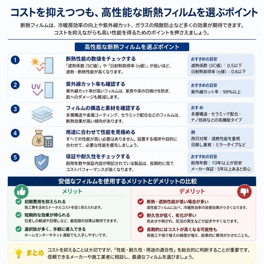 4. 安価なフィルムでも安心の性能