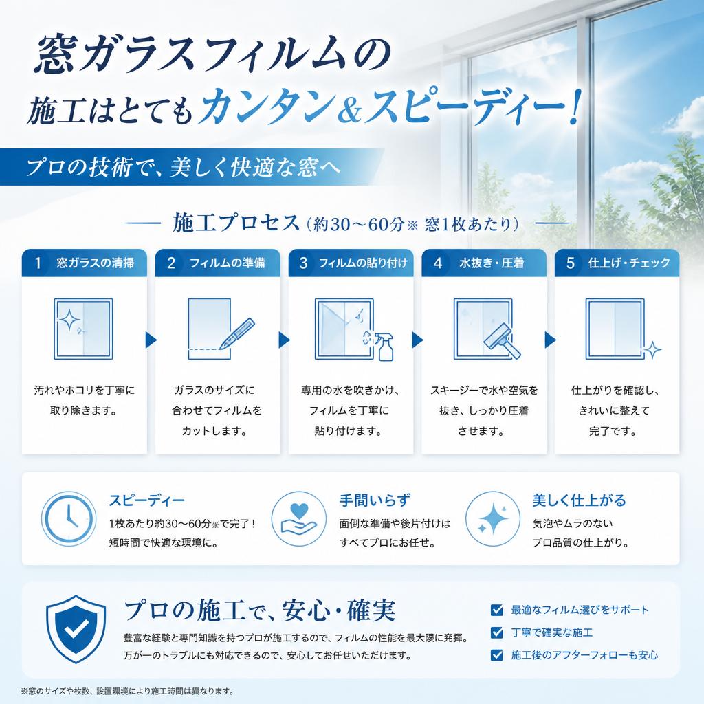 3. 施工が簡単で効果的