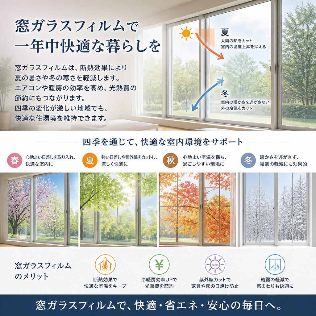 断熱効果で快適な暮らし